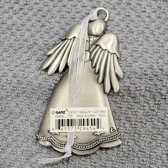 NWT!!! Beautiful Pewter Angel Ornament!!! - Picture 3 of 5